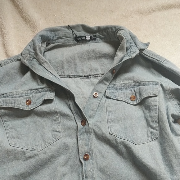 Denim Button Down - Picture 4 of 4